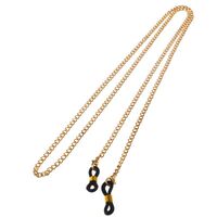 Металлическая нескользящая цепочка, для очков и масок GL105