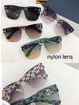 Polarized plastic sunglasses with nylon lenses NL2205