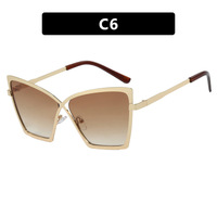 Metal glasses with blue light protection for women 68237-PN