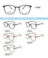 Plastic Ultem eyeglasses frame P3001
