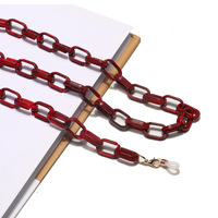 Акриловая цепочка для очков и масок в индивидуальной упаковке, разные цвета GB092