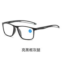 TR90 glasses for reading, with Blue ray cut protection, diopters from 0.00 to +4.00, RMC=62-64, KY1118-2老花