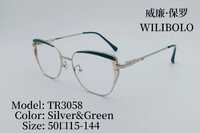 Оправа металл + TR90 ультратонкая женская с флексом Wilibolo TR3058
