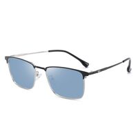 Очки металлические фотохромные с защитой от синего света 9683-GT