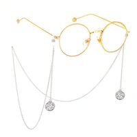 Металлическая нескользящая цепочка, с подвеской в форме древа жизни, для очков и масок GL472