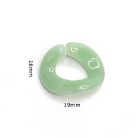 Acrylic non-slip matte chain, concave shape, for glasses and masks GB051