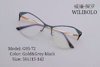 Оправа металлическая ультратонкая Wilibolo G95-72