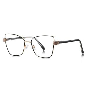 Metal + TR90 Blue Blocker glasses frame with UV and blue light protection lenses More FCS3141