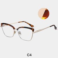 Combined frame (metal + TR90) or glasses with blue light protection, with spring hinges FA87275