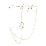 Metal non-slip chain, with mask, for glasses and masks GL894
