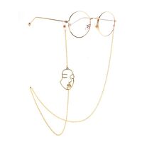 Metal non-slip chain, with mask, for glasses and masks GL894