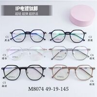 Hybrid frame, metal + TR90, with Blue Block coating SANTA M8074