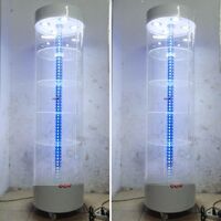 Стойка-витрина акриловая напольная вращающаяся для очков, оправ, футляров и аксессуаров 15005, размер 150 * 40 см