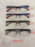 Nylor metal frame for glasses with spring hinges for men T38084