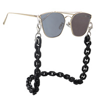 Акриловая нескользящая цепочка, толстая вогнутая, для очков и масок GL287-1