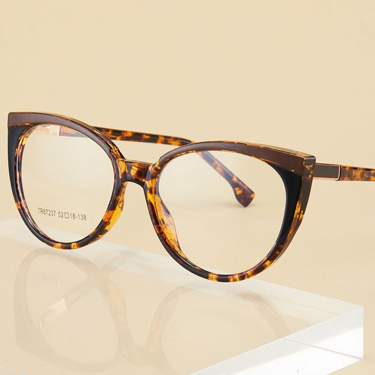 TR90 plastic frame or glasses with blue light protection, with spring hinges FA87237