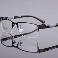 Metal eyeglasses for reading 806-185 with Blue ray cut, diopters from +1.00 to +4.00, not centered