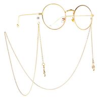 Metal non-slip chain, with musical note, for glasses and masks GL031
