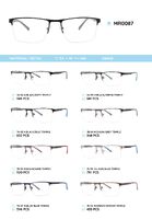 Металлическая оправа с дужками из материала TR-90 MR0087