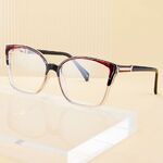 TR90 plastic frame or glasses with blue light protection, with spring hinges FA87243