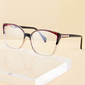 TR90 plastic frame or glasses with blue light protection, with spring hinges FA87243