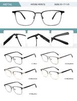 Metal frame for men with spring hinges H90572-DA