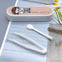 Пинцет пластиковый в индивидуальной упаковке в коробочке 