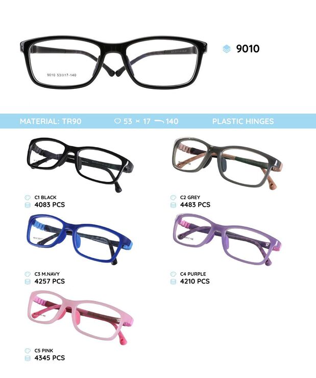 TR-90 plastic frames 9010