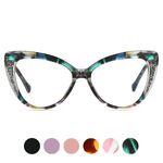 TR90 plastic frame or glasses with blue light protection, with spring hinges FA87301