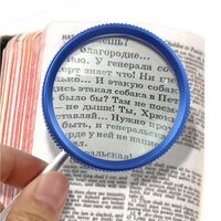 Magnifier, magnifying glass with handle CS35x50-XX-1, diameter 50 mm, magnification: 35Х