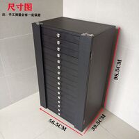 Офисный бокс - витрина для оправ и очков, с замками, на 288/234 мест JS-C220309