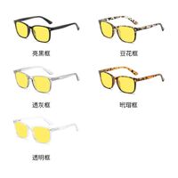 Plastic night vision sunglasses, with flex hinges KY8082夜视平光
