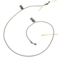 Металлическая нескользящая цепочка бронзового цвета, c совой, для очков и масок GL203