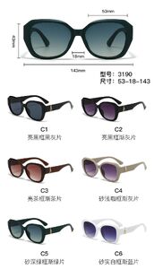 Солнцезащитные пластиковые очки из поликарбоната с пластиковым шарниром 3190W