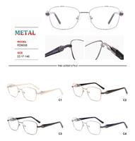 Metal frames for glasses with spring hinges Big City RD9008