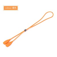 Шнурок-фиксатор для очков силиконовый 27 см, отверстие 3*5 мм