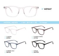 Plastic acetate eyeglasses frame WD1647