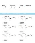 Металлическая безободковая оправа с дужками из пластика TR-90 HK07-13