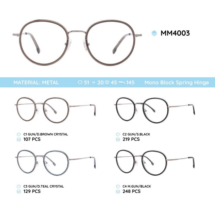 Оправа металлическая MM4003