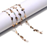 Crystal beaded glasses chain GL1306