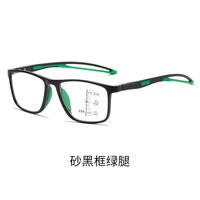 TR90 glasses for reading, multifocal, with Blue ray cut protection, diopters from 0.00 to +4.00, RMC=62-64, KY1118D多焦点