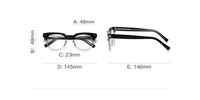 Plastic frames for glasses TR90+CA material (flex hinges) FOCUS FCS2120