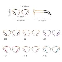 Metal Blue Blocker frames for glasses MORE FCS3111