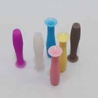 Silicone suction cup for removing contact lenses MG