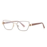 Оправа женская металлическая + пластик TR90, линзы-блюблокеры с защитой от ультрафиолета и синего света More FCS3167