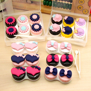 Mini set with contact lens cases ZZDIY8, 3pcs