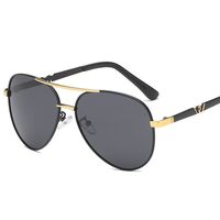 Поляризационные солнцезащитные металлические очки с защитой UV400 2813-2-GT