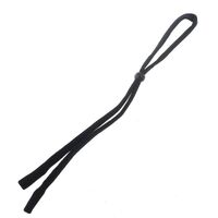 Black-colored fabric non-slip chain, for glasses and masks GB004