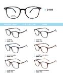 Plastic Ultem eyeglasses frame 24018