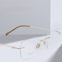 Titanium extralight rimless frames MAMO PT08205
